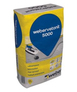 Lattiamassa Weber Vetonit 5000 20 kg