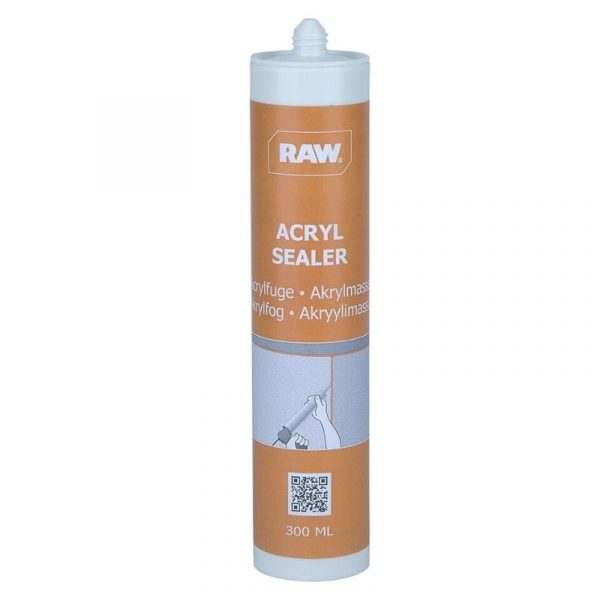 Akryylimassa RAW 300 ml valkoinen
