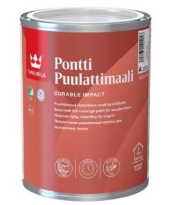 Puulattiamaali Pontti 0,9 l valkoinen