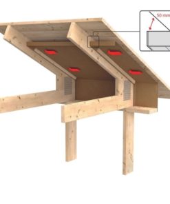 Alternative view of Tuulenohjainlevy 940x1245 mm