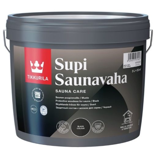 Saunavaha Supi 3 l musta