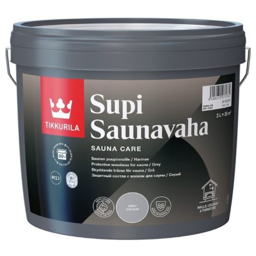Saunavaha Supi 3 l harmaa