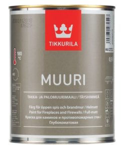 Takka- ja palomuurimaali Muuri 0,9 l valkoinen