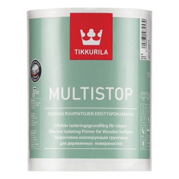 Eristyspohjamaali Multistop 1 l valkoinen