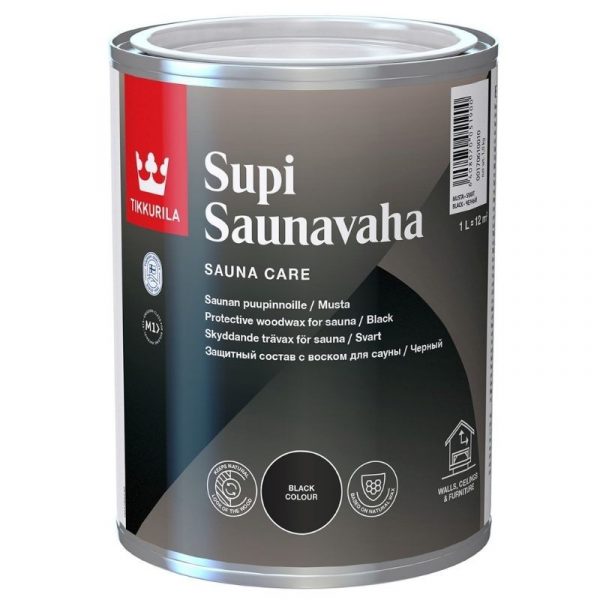 Saunavaha Supi 1 l musta