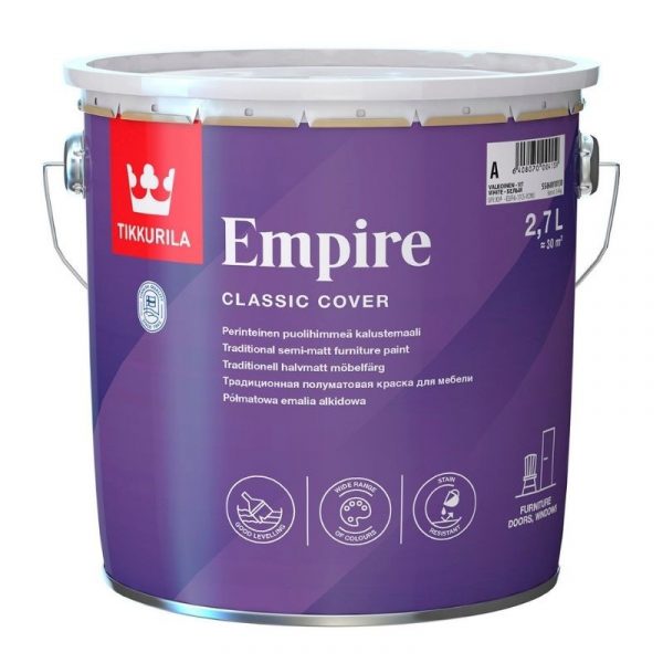 Kalustemaali Empire 2,7 l valkoinen