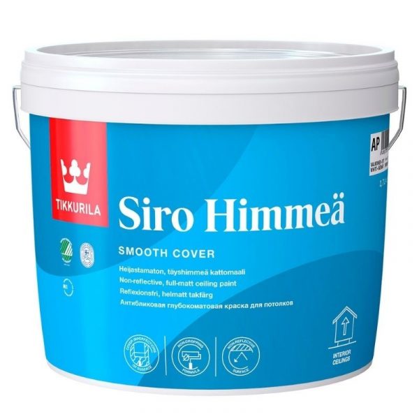 Kattomaali Siro Himmeä 2,7 l valkoinen