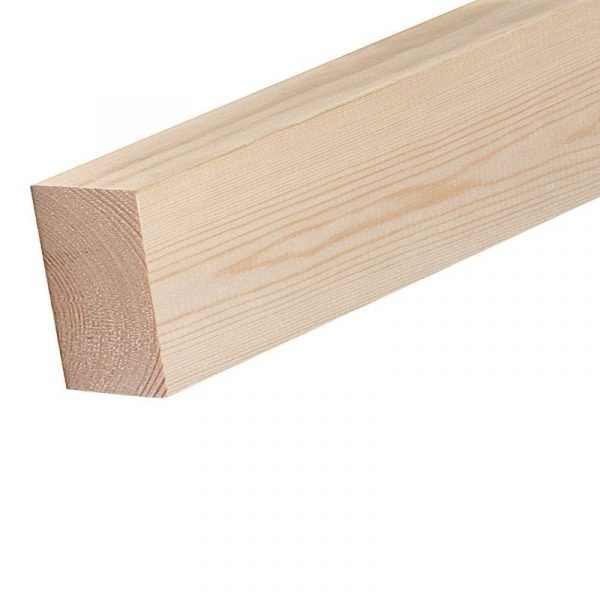 Höylätty mänty 45x70 mm oksainen