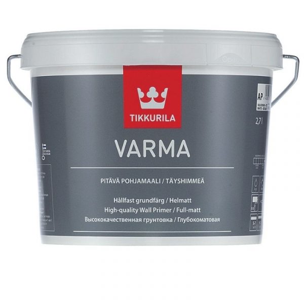 Pohjamaali Varma 2,7 l valkoinen