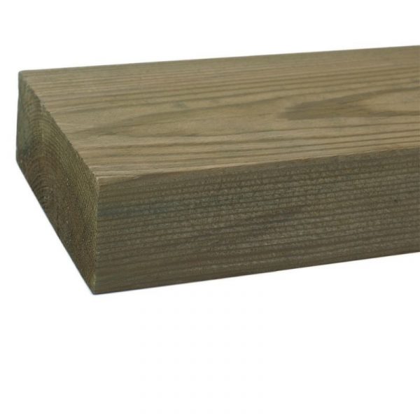 Kestopuu mitallistettu A 48x123 mm vihreä
