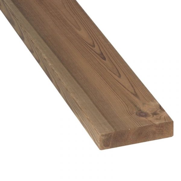 Kestopuu höylätty AB 28x120 mm vihreä