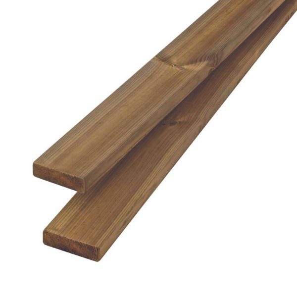 Kestopuu höylätty AB 21x95 mm ruskea