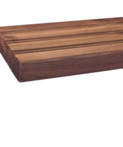 Kestopuu höylätty AB 28x95 mm ruskea uritettu