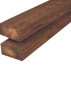 Kestopuu mitallistettu A 48x98 mm ruskea