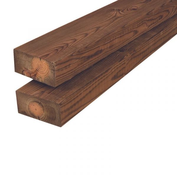 Kestopuu mitallistettu A 48x98 mm ruskea