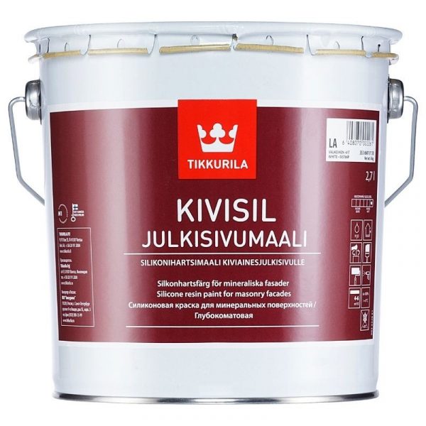 Julkisivumaali Kivisil 2,7 l LA valkoinen sävytettävissä