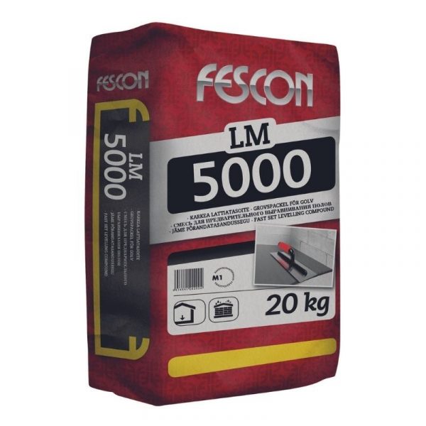Karkea Lattiatasoite Fescon LM 5000 20 kg