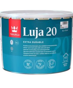 Pintamaali Luja 20 puolihimmeä 9 l valkoinen