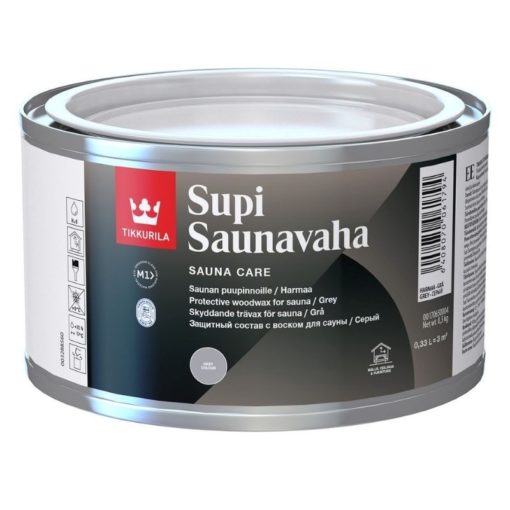 Saunavaha Supi 0,33 l harmaa