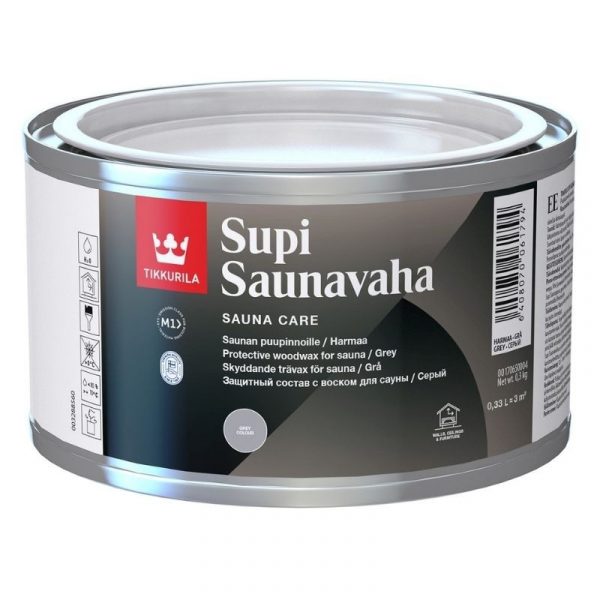 Saunavaha Supi 0,33 l harmaa