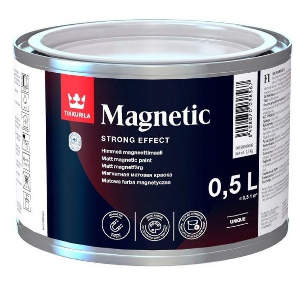 Magneettimaali Magnetic 0,5 l harmaa