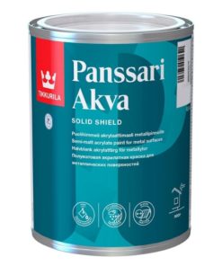 Peltikattomaali Panssari Akva 0,9 l A valkoinen sävytettävissä