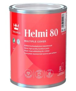 Kalustemaali Helmi 80 0,9 l valkoinen kiiltävä sävytettävissä