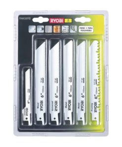 Puukkosahan teräsetti Ryobi RAK06RB 6-osainen