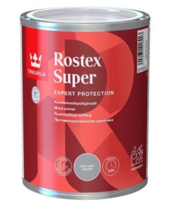 Ruosteenestomaali Rostex Super 1 l vaaleanharmaa