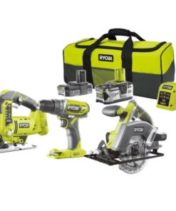 Rakentajan setti Ryobi R18DDJSCSP-242S 18V ONE+