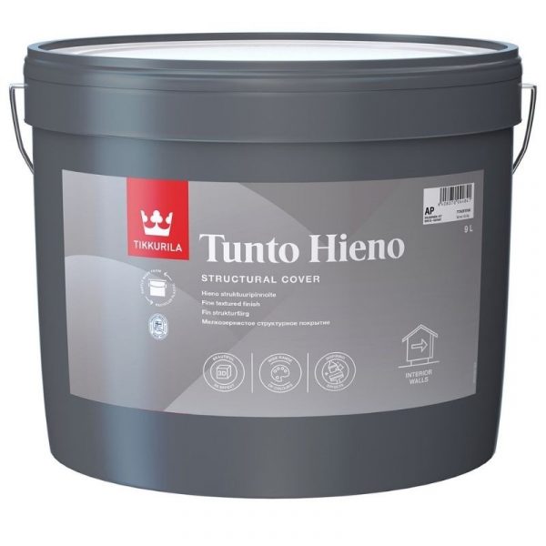 Struktuuripinnoite Tunto Hieno 9 l valkoinen