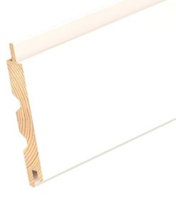 Sisäpaneeli mänty 15x120x2400 mm STS valkoinen