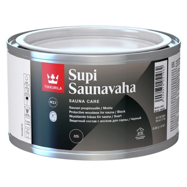 Saunavaha Supi 0,33 l musta
