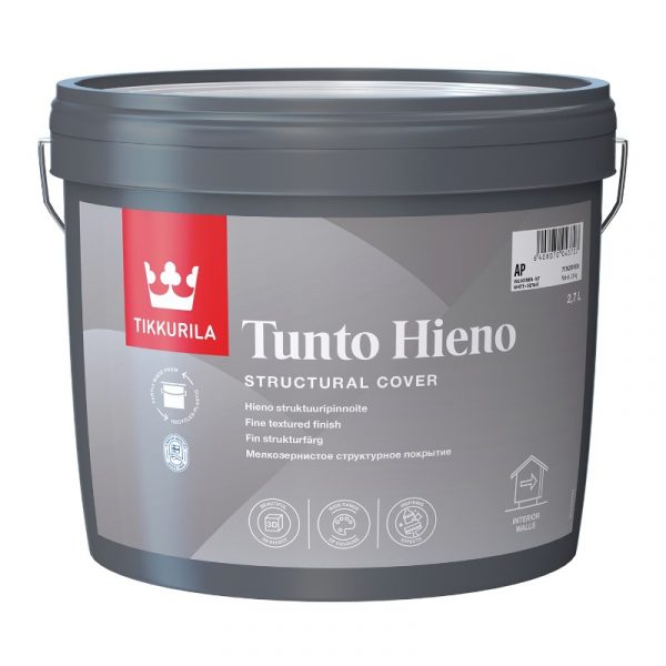 Struktuuripinnoite Tunto Hieno 2,7 l valkoinen