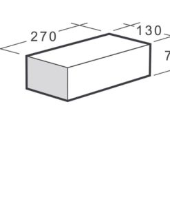 Alternative view of Väliseinätiili Kahi NKH 270x130x75 mm