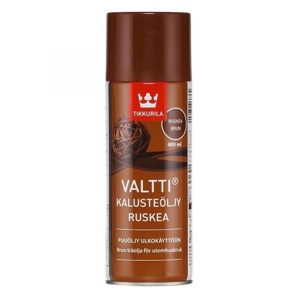 Kalusteöljy Valtti 400 ml ruskea spray
