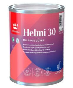 Kalustemaali Helmi 30 0,9 l valkoinen puolihimmeä sävytettävissä