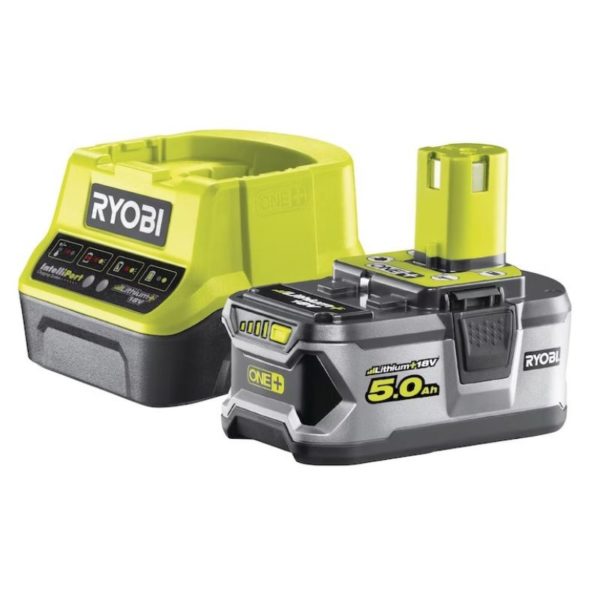 Akku+laturi Ryobi RC18120-150 18V ONE+ 1x5.0 Ah
