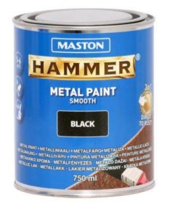 Metallimaali Maston Hammer sileä 750 ml musta