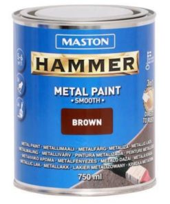 Metallimaali Maston Hammer sileä 750 ml ruskea
