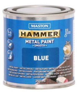 Metallimaali Maston Hammer sileä 250 ml sininen