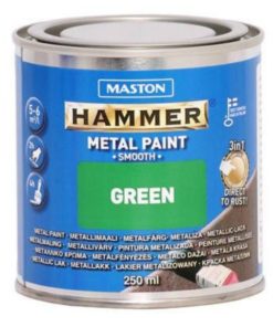 Metallimaali Maston Hammer sileä 250 ml vihreä