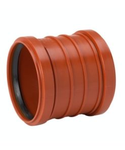 Kaksoismuhvi HT 160 punainen PP