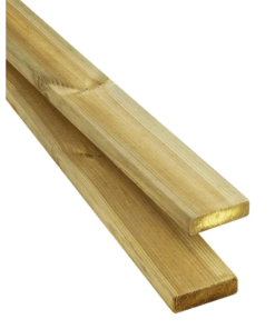 Kestopuu höylätty AB 21x95 mm vihreä