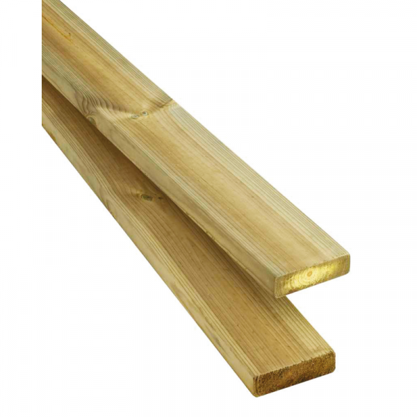 Kestopuu höylätty AB 21x95 mm vihreä