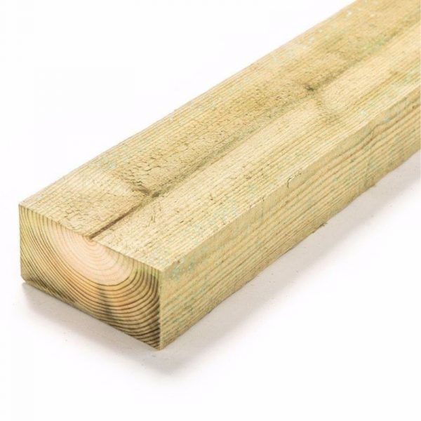 Kestopuu sahattu A 50x100 mm vihreä