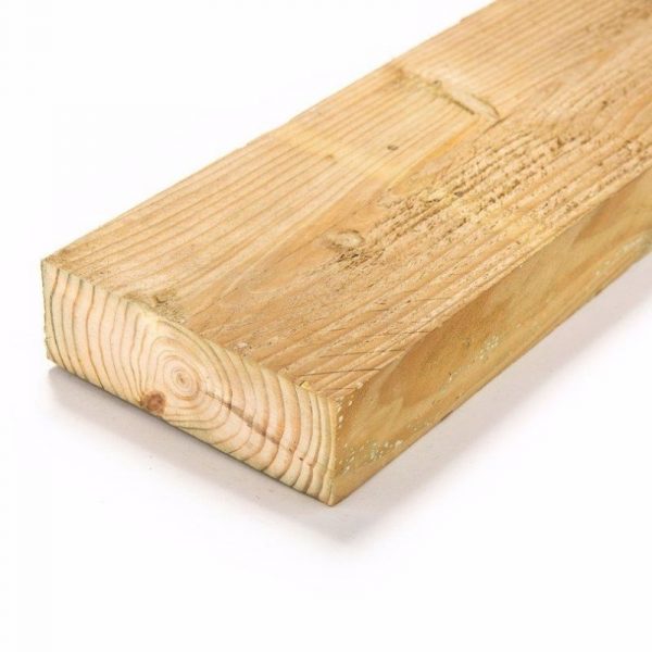 Kestopuu sahattu A 50x150 mm vihreä