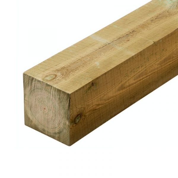 Kestopuu sahattu A 100x100 mm vihreä