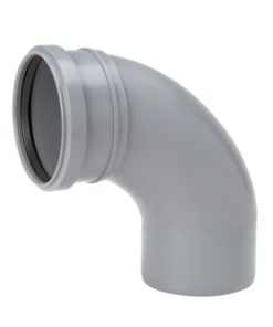 Kulmayhde Uponor HT 110x88,5° pyöristetty harmaa PP