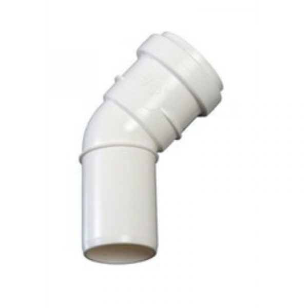 Kulmayhde Uponor HT 32x45° valkoinen PP